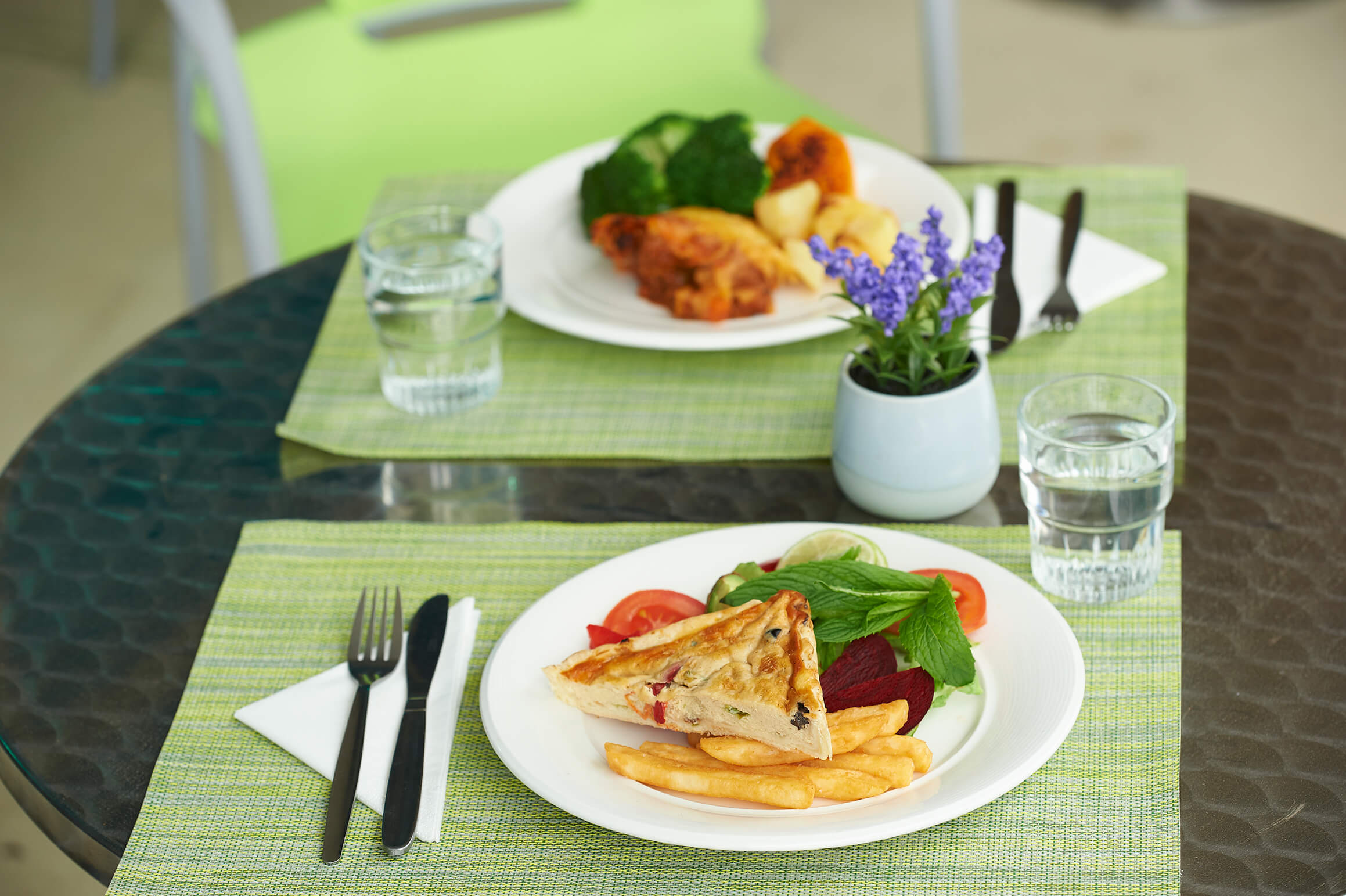 Residential aged care meals prepared onsite